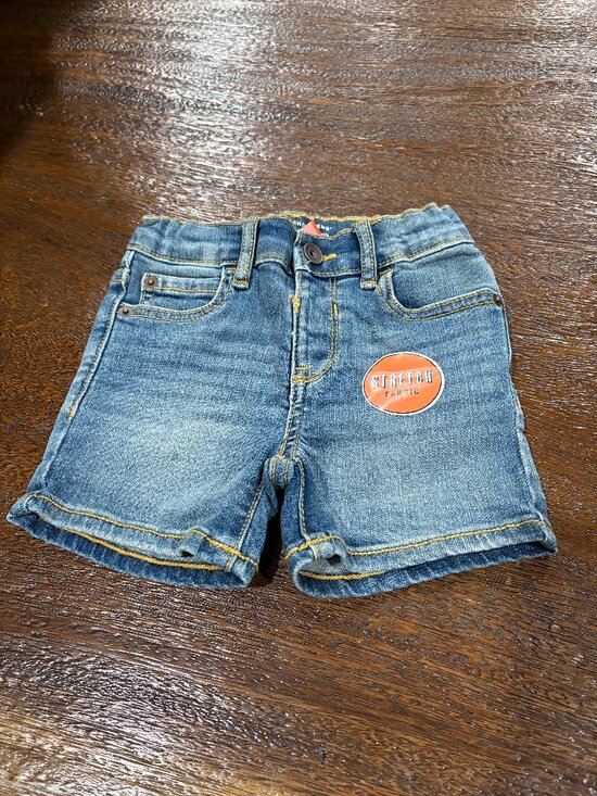 The Children's Place Other - The Children's Place Baby Jean Denim Shorts sz 18-24M  Stretch Degroot Wash NEW